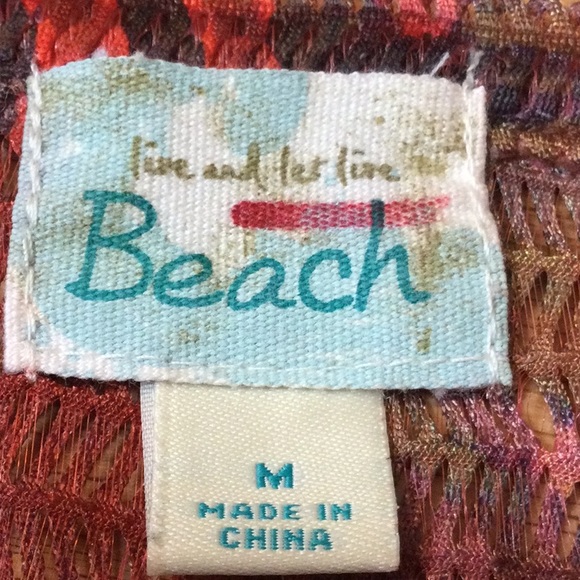 M Live and Let Live Beach colorful coverup - Picture 14 of 16